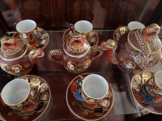 Juego de té japones estilo satsuma