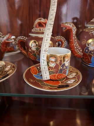 Juego de té japones estilo satsuma