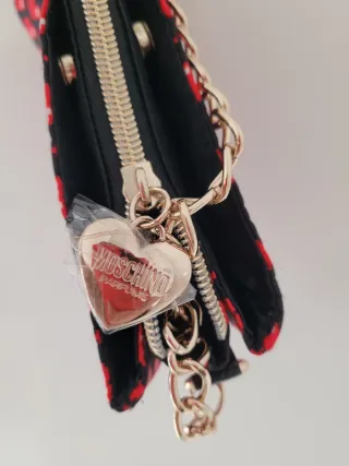 Bolso Moschino Corazones Pixelados
