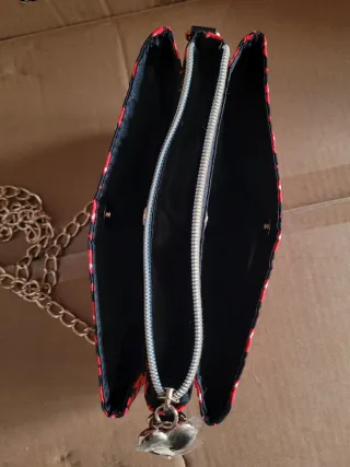 Bolso Moschino Corazones Pixelados