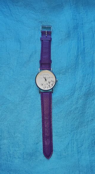 Reloj Morado Whatever I'm Late Anyway