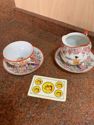 Antiguo Juego de porcelana china vintage