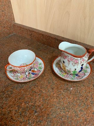 Antiguo Juego de porcelana china vintage