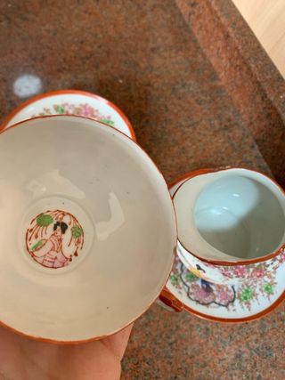 Antiguo Juego de porcelana china vintage