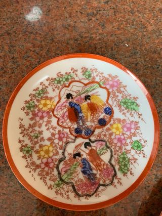 Antiguo Juego de porcelana china vintage