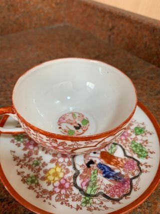 Antiguo Juego de porcelana china vintage