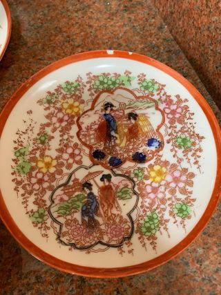 Antiguo Juego de porcelana china vintage