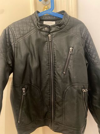 Chaqueta Zara Kids Piel Talla 10