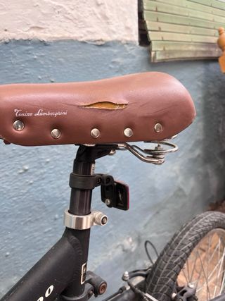 Bicicleta Lamborghini Plegable Negra