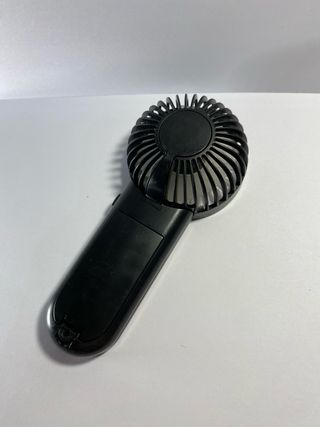 Ventilador de mano negro