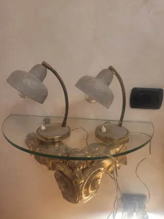 Coppia Lampade Scrivania Anni '60