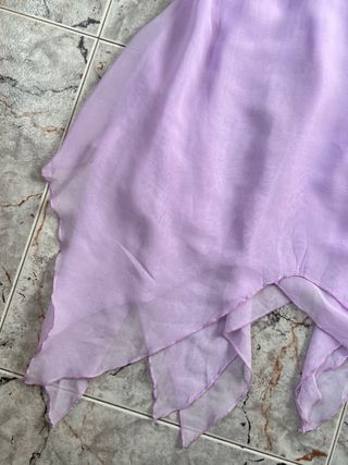Vintage Fairycore Lavender Sequined top