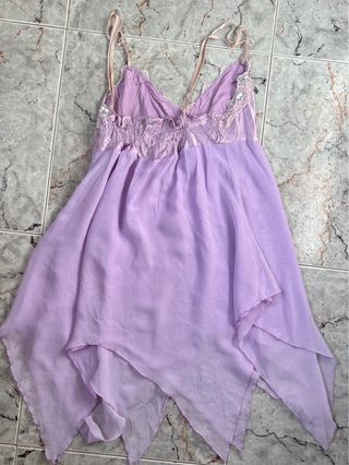 Vintage Fairycore Lavender Sequined top