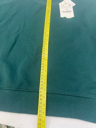 Sudadera Zara Verde botella tallaL