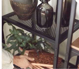 Estantería IKEA FJÄLLBO Negra y Madera