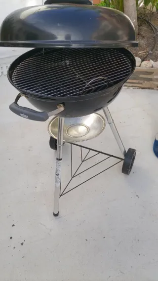 Barbacoa Weber Nero e Argento