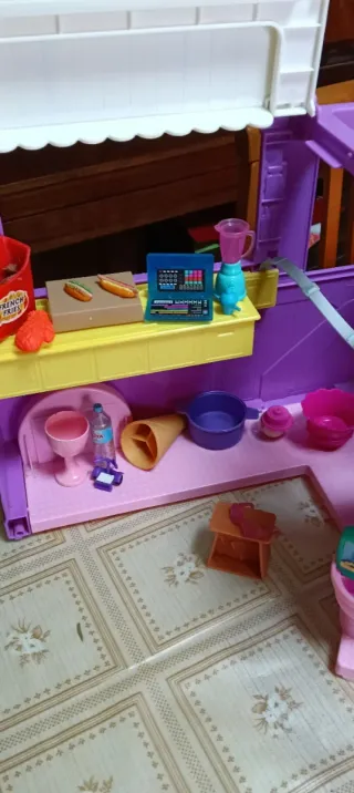 Camión de Comida Barbie Morado