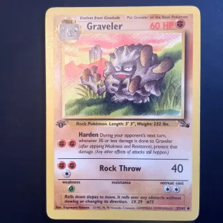 Carta Pokémon Graveler Edición 1