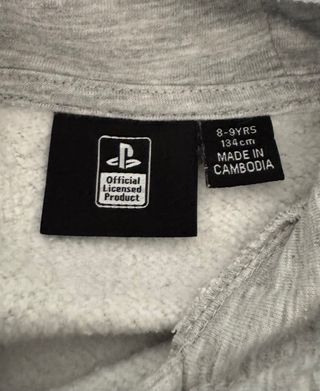 Moletom PlayStation 8-9 anos