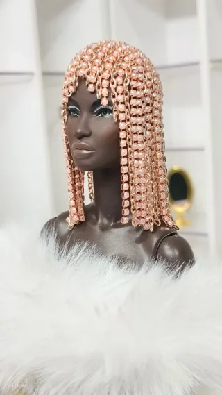 Peluca Fashion Royalty Nu Face Rosa