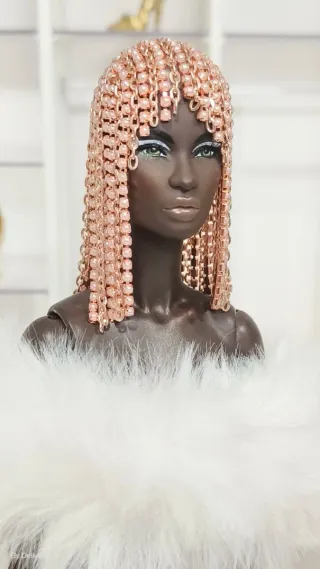 Peluca Fashion Royalty Nu Face Rosa