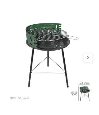 Barbacoa Saturnia Cooker Verde/Negra
