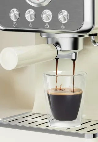 Cafetera Espresso Retro | 15 Bar de Presión