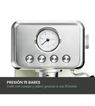 Cafetera Espresso Retro | 15 Bar de Presión