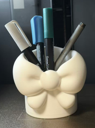 Porta Lápis / Canetas Gato Branco