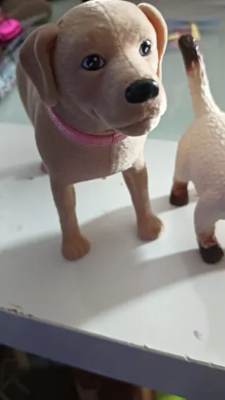 Perro Tanner de Barbie y Gata Mika de Teresa 2006