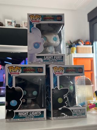 Funko Pop! Dragones: Luz y Furia (3 uds)