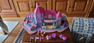 Casa Polly Pocket Mágica Morada y Rosa