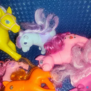 Lotto 10 Pony Giocattoli