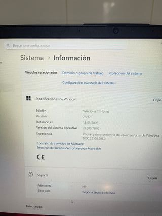 Ordenador HP 255 G10 15.6 Negro