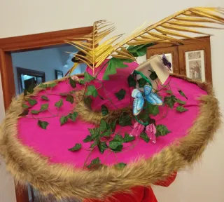 Sombrero y body para disfraz de arbol