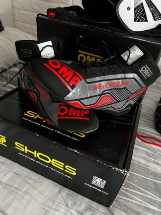 Botas OMP Sport FIA Rally Negras