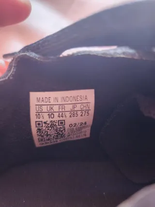 Botas Adidas de fútbol césped, negras