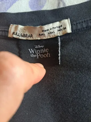 Camiseta Pull&Bear Eeyore Gris