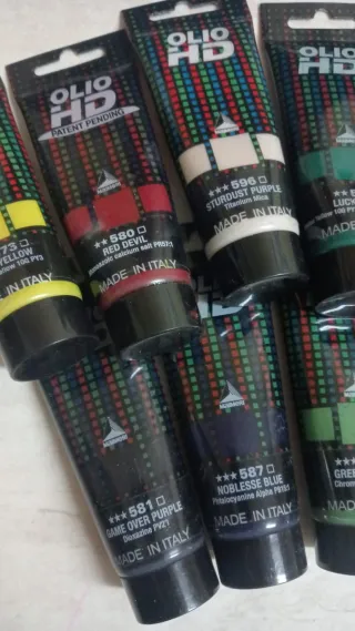 Set 12 colori ad olio HD maimeri