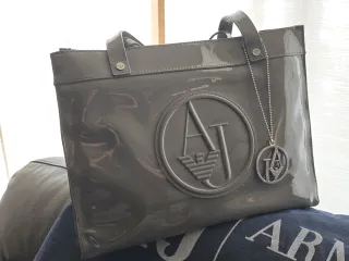 Bolso Armani Charol Gris