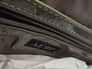 Bolso Armani Charol Gris