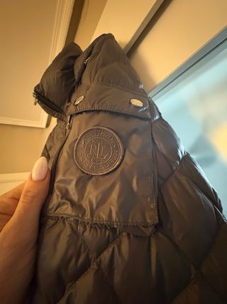 Chaqueta acolchada marrón