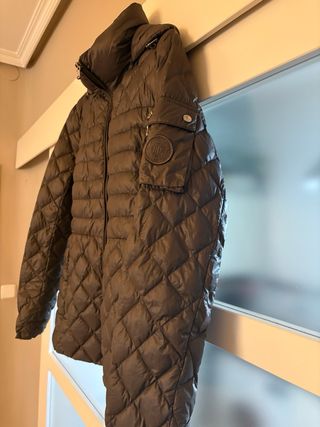 Chaqueta acolchada marrón