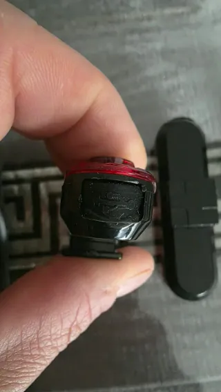 Luces LED Bici Rojas USB (2uds)