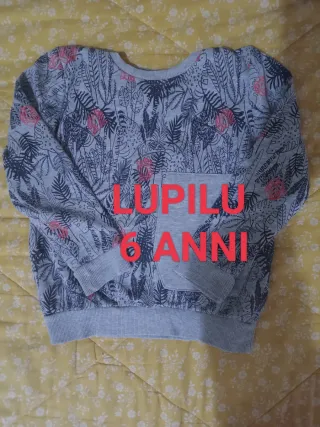 Felpa LUPILU 6 anni