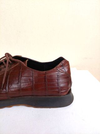 Mocassini vintage in pelle da donna numero 37