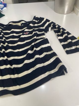 Camiseta Hollister Rayas Manga Larga