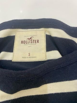 Camiseta Hollister Rayas Manga Larga