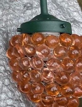 Plafoniera in ferro verniciato a 3 luci