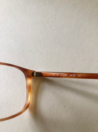 171 - Silhouette 3 Occhiali vintage miele rettang